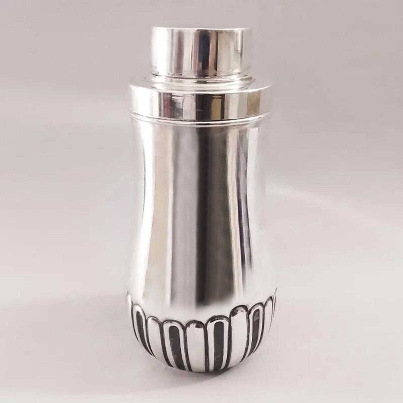 1950s Rare Gorgeous Macabo Stainless Steel Cocktail Shaker. photo furniture