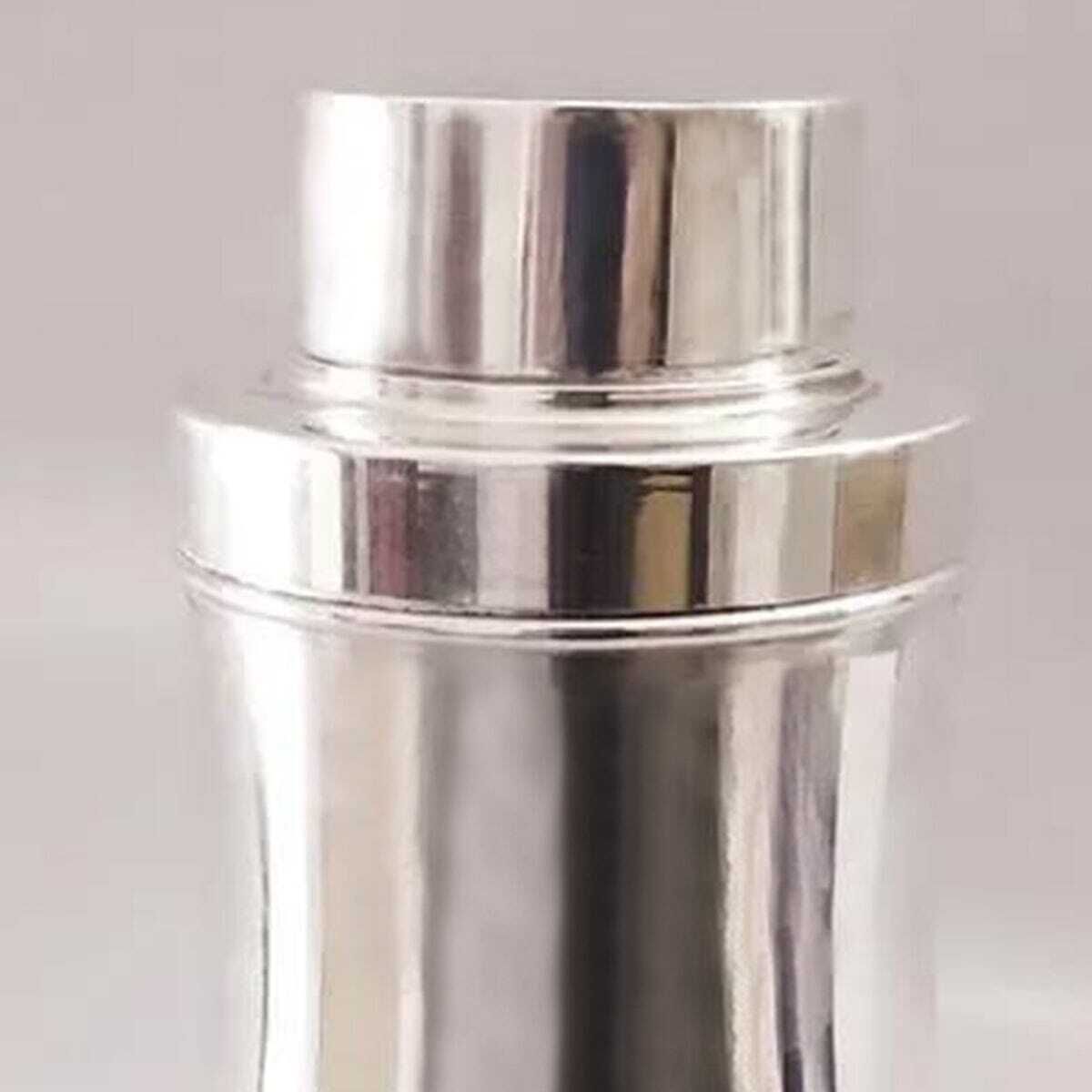 1950s Rare Gorgeous Macabo Stainless Steel Cocktail Shaker. photo vinterior
