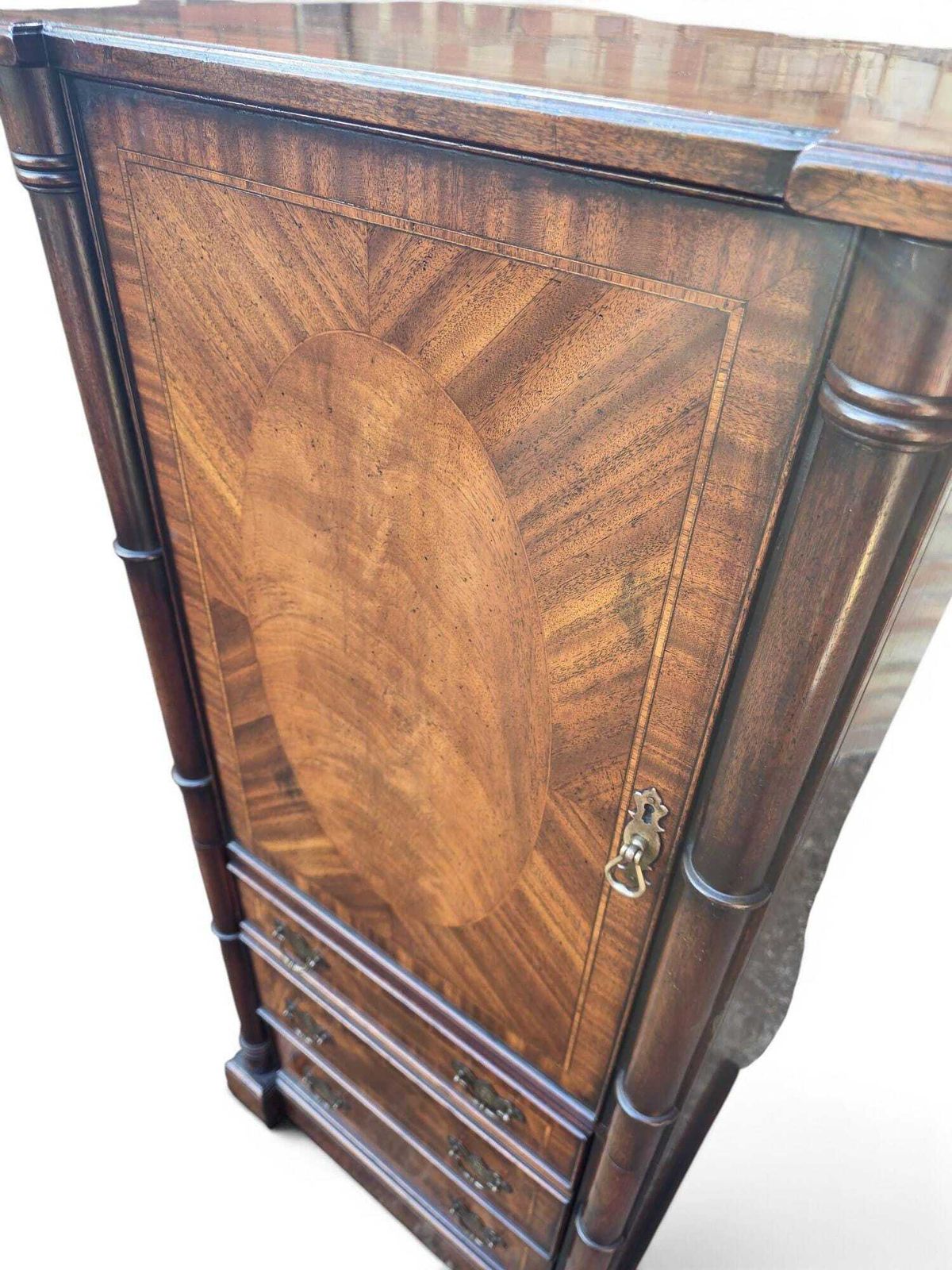 Vintage Mahogany Hi Fi Cabinet / Media Cupboard / C1970 photo for sale