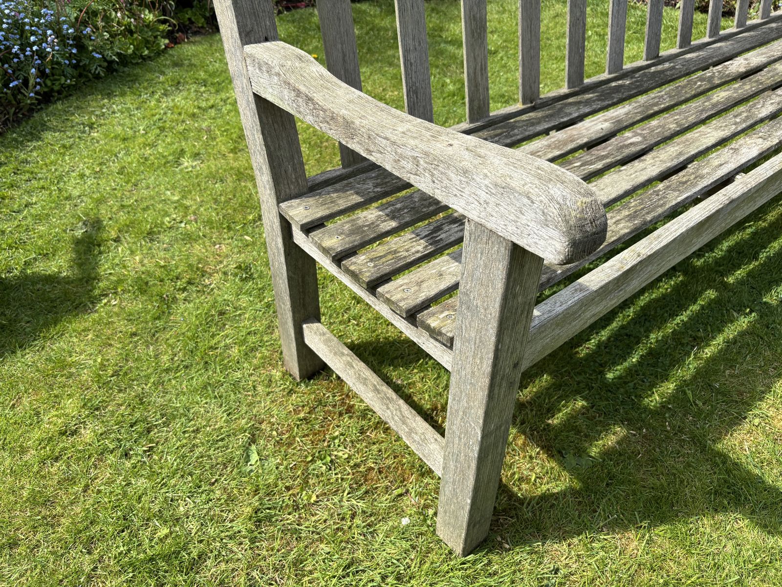 Large Teak 4 Seater Outdoor Bench photo 270.0
