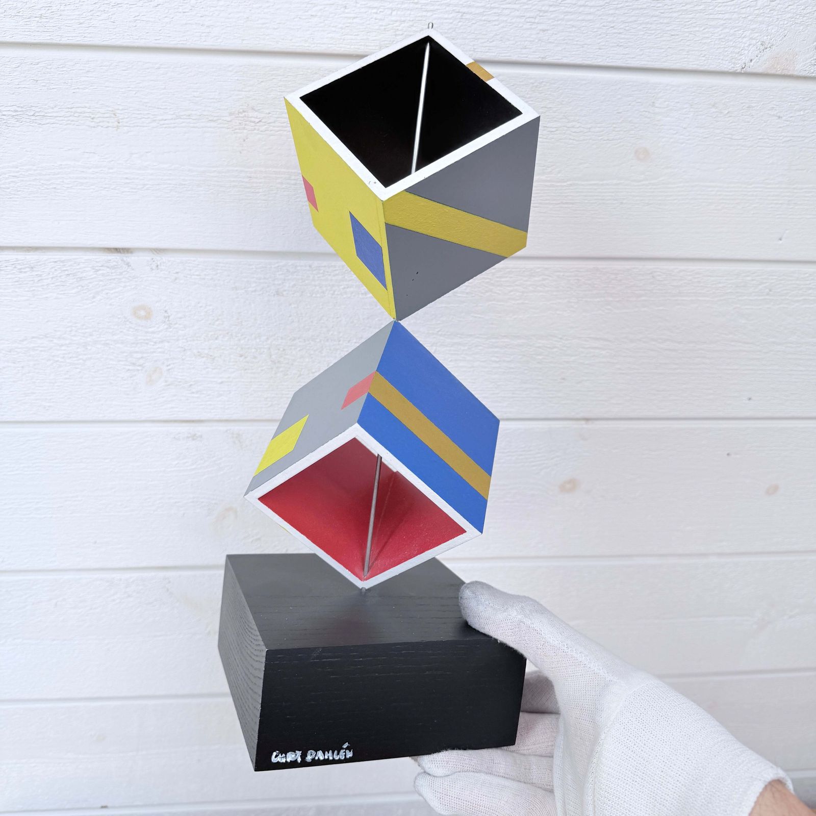 Curt Dahlén, Sweden. Vintage Sculpture. "Poly 11" Year 1996. Signed. photo for sale