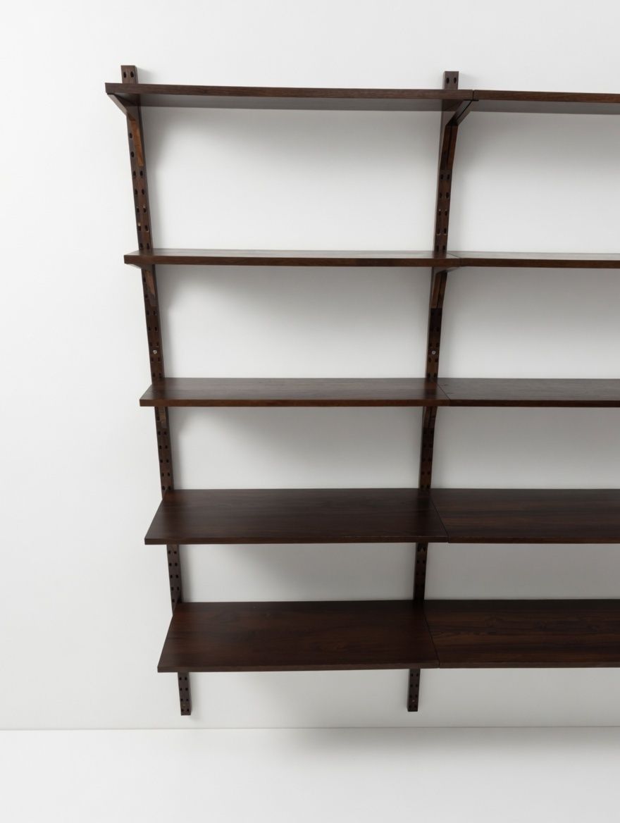 Poul Cadovius Royal System – Rosewood Modular Wall Shelving photo Furniture