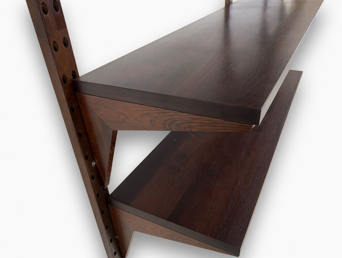 Poul Cadovius Royal System – Rosewood Modular Wall Shelving photo vinterior