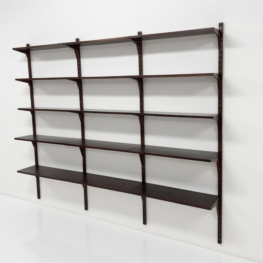 photo furniture Poul Cadovius Royal System – Rosewood Modular Wall Shelving