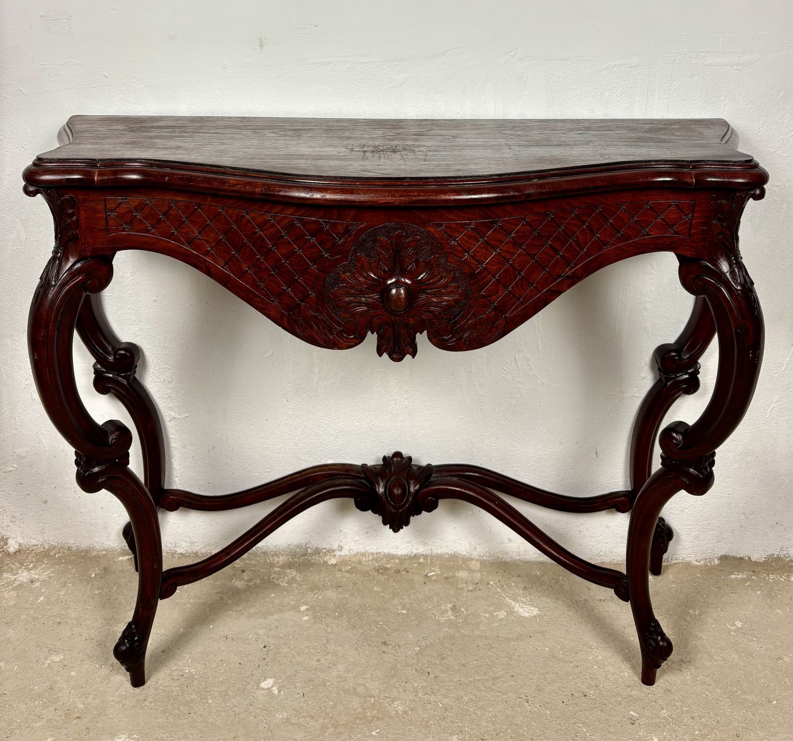 Italiaanse Rococo-stijl Gesneden Consoletafel, Begin 20e Eeuw photo 2320.0