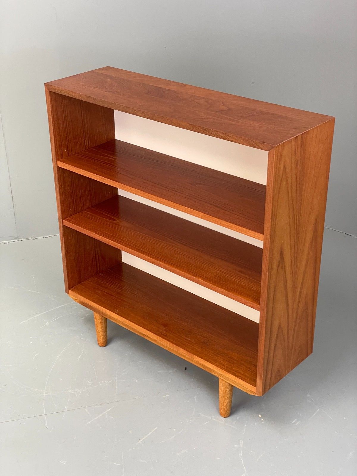 Vintage 1960s Teak Bookcase Retro Shelving Adjustable Mid Century Eb11974 photo for sale