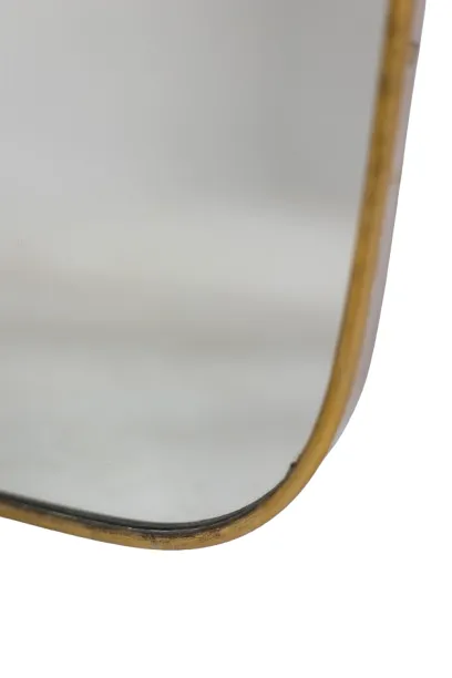 Pair Of “Chapeau De Gendarme” Shaped Mirrors. 1970s. photo vinterior