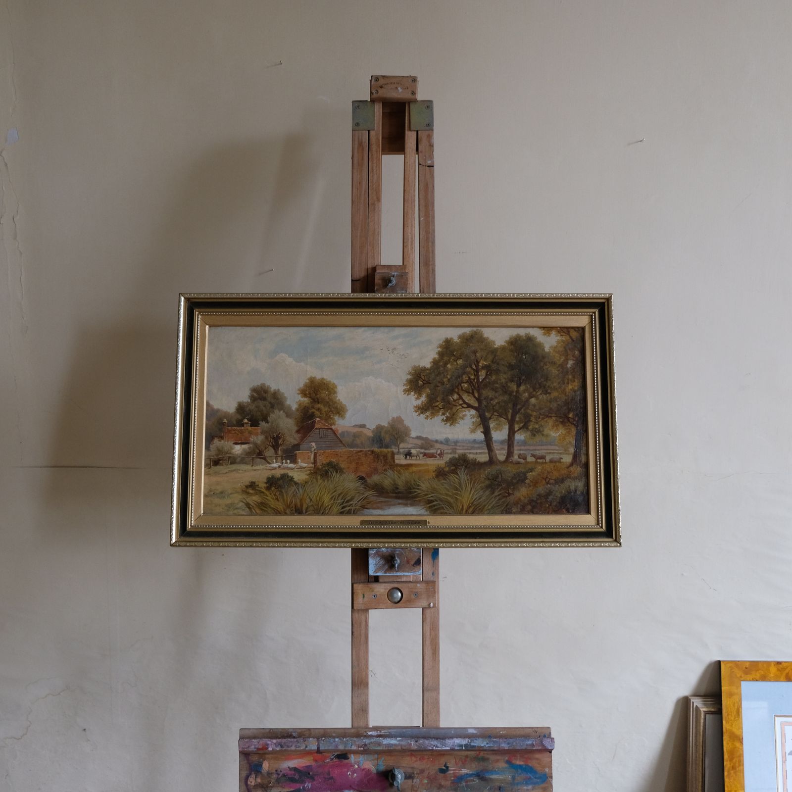 Landscape With A Goose Girl, Attributed To Ch Maidanerst photo furniture
