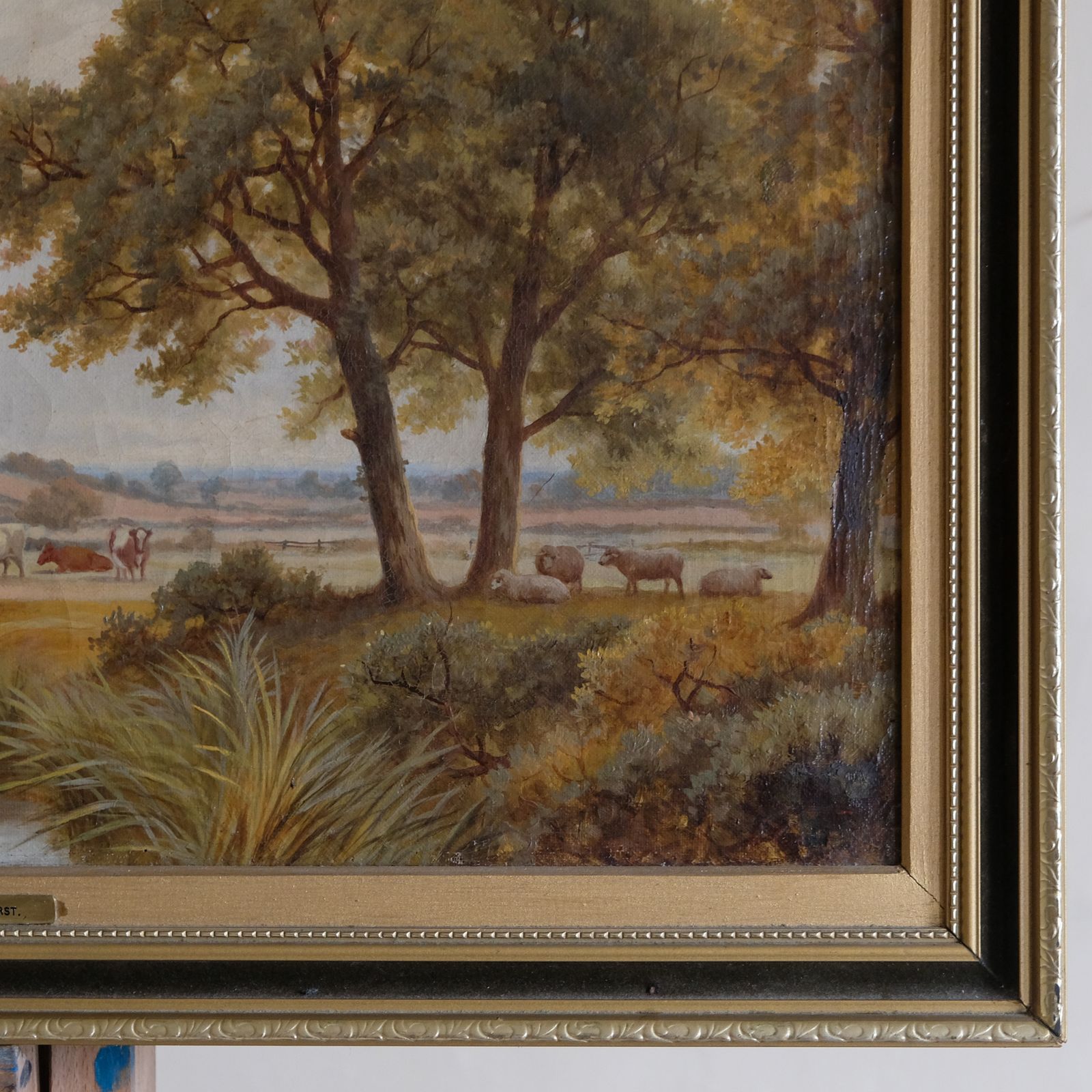 Landscape With A Goose Girl, Attributed To Ch Maidanerst photo for sale