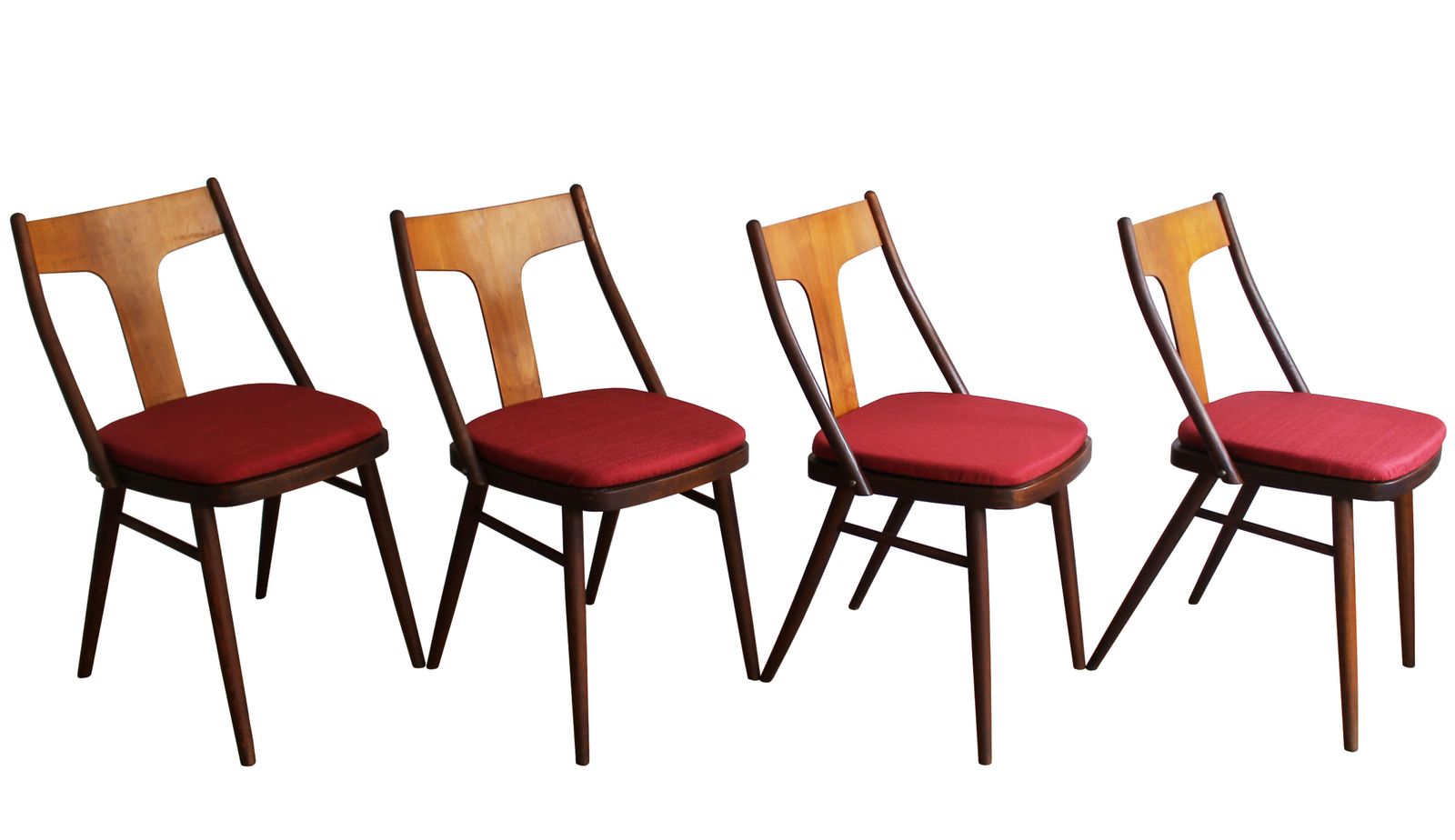 Set Of Four 1960s Scandinavian Style Dining Chairs