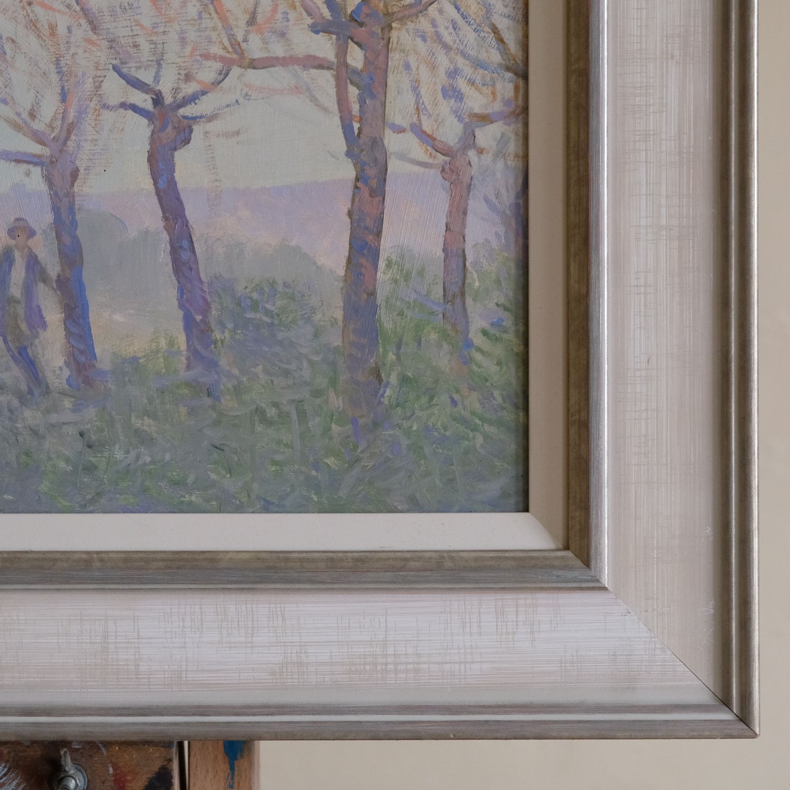 20th Century Oil On Board Painting 'Ghost' By Glen Preece photo 495.0