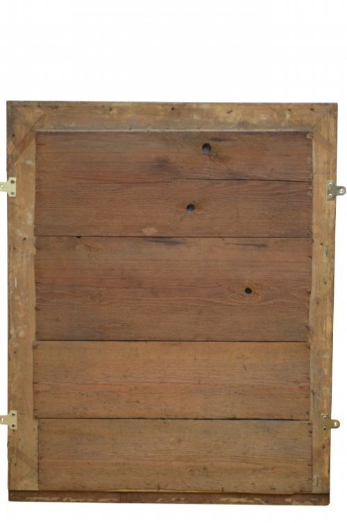 French Antique Wall Mirror With Original Glass Restored In Good Condition H107cm photo furniture