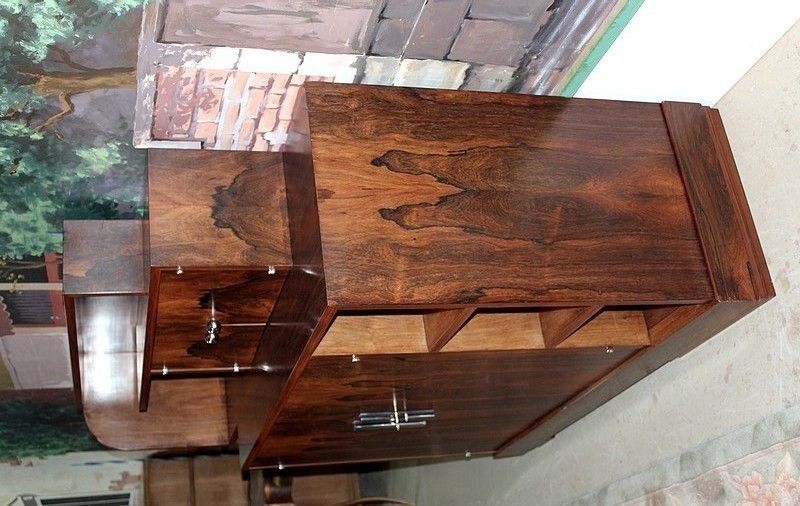 Art Deco Work Desk In Rosewood 20th photo 2831.47