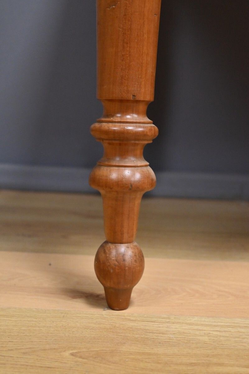 Furniture Cherry Wood Farmhouse Table – Late 19th Century photo
