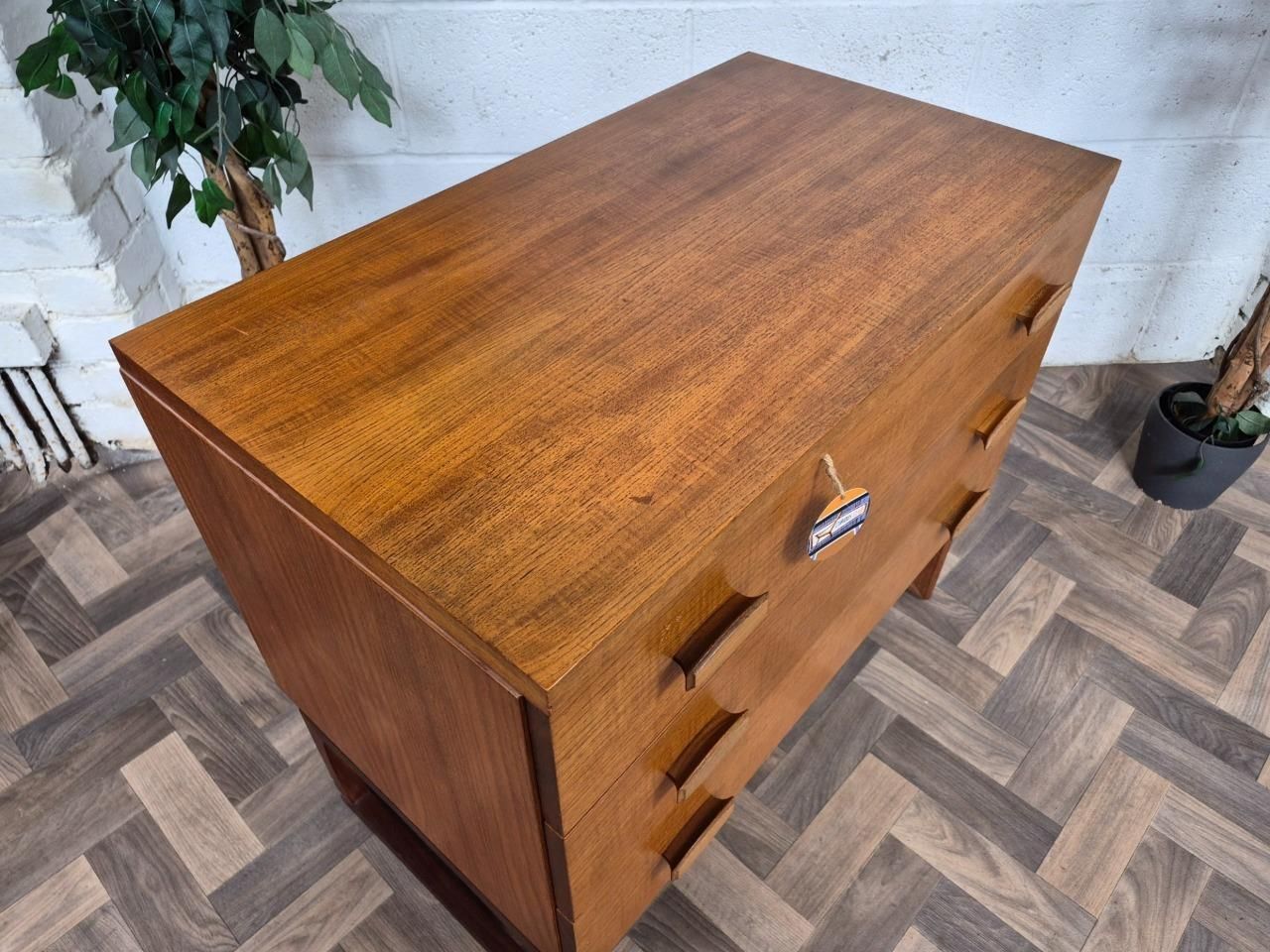 Vintage Mid Century G Plan Quadrille Chest Of 3 Drawers Scandi Retro Mcm photo buy