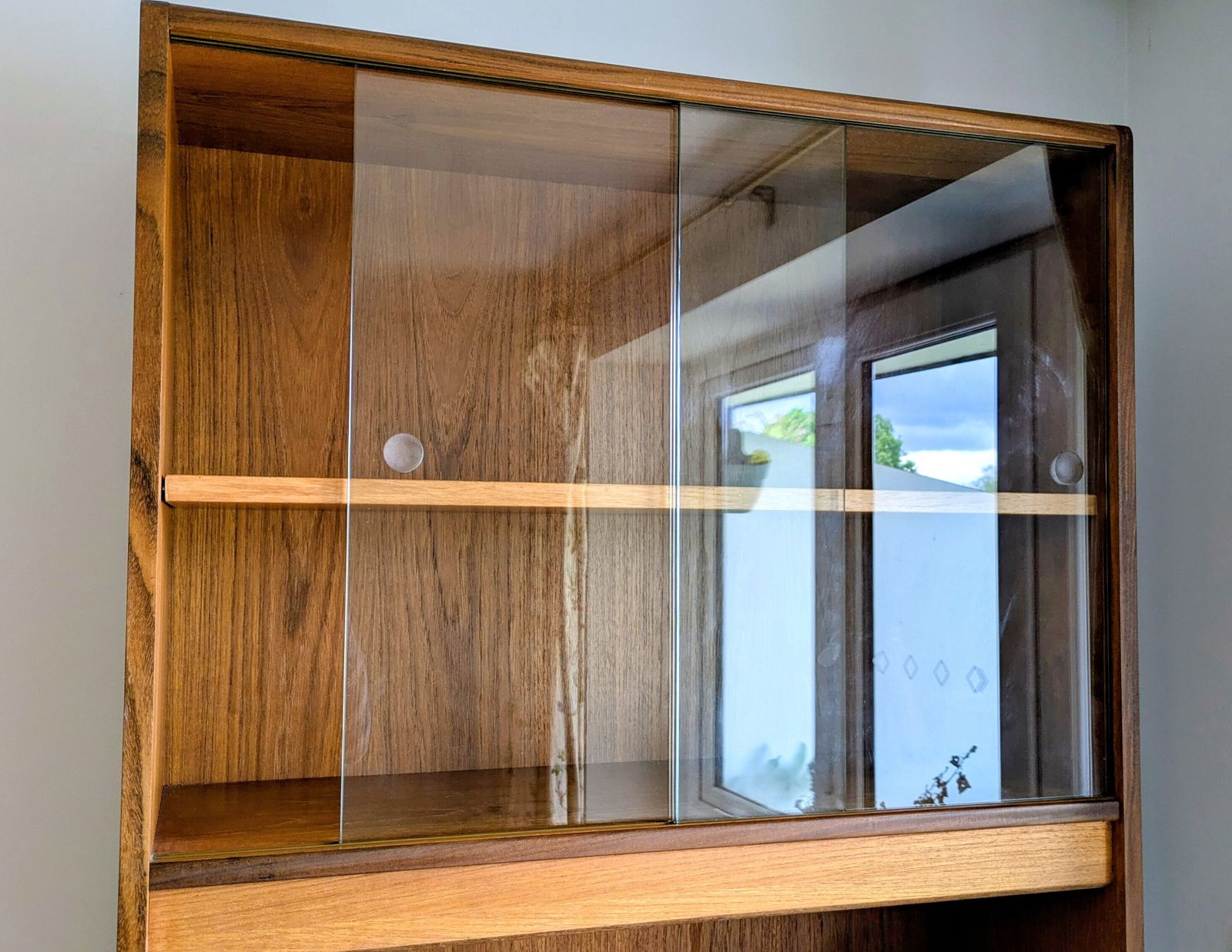 G Plan Fresco Glazed Display Bookcase And Base Unit Sideboard Teak Vintage photo furniture