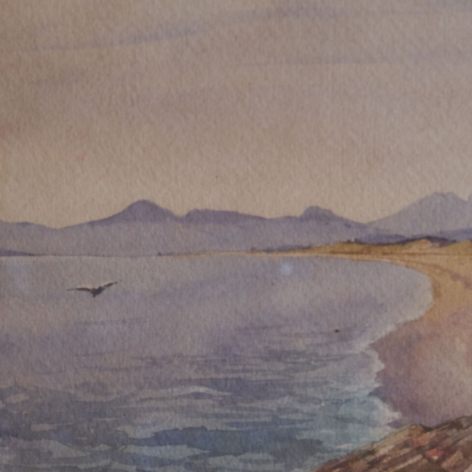 Coastal Landscape With Mountains In The Distance photo buy