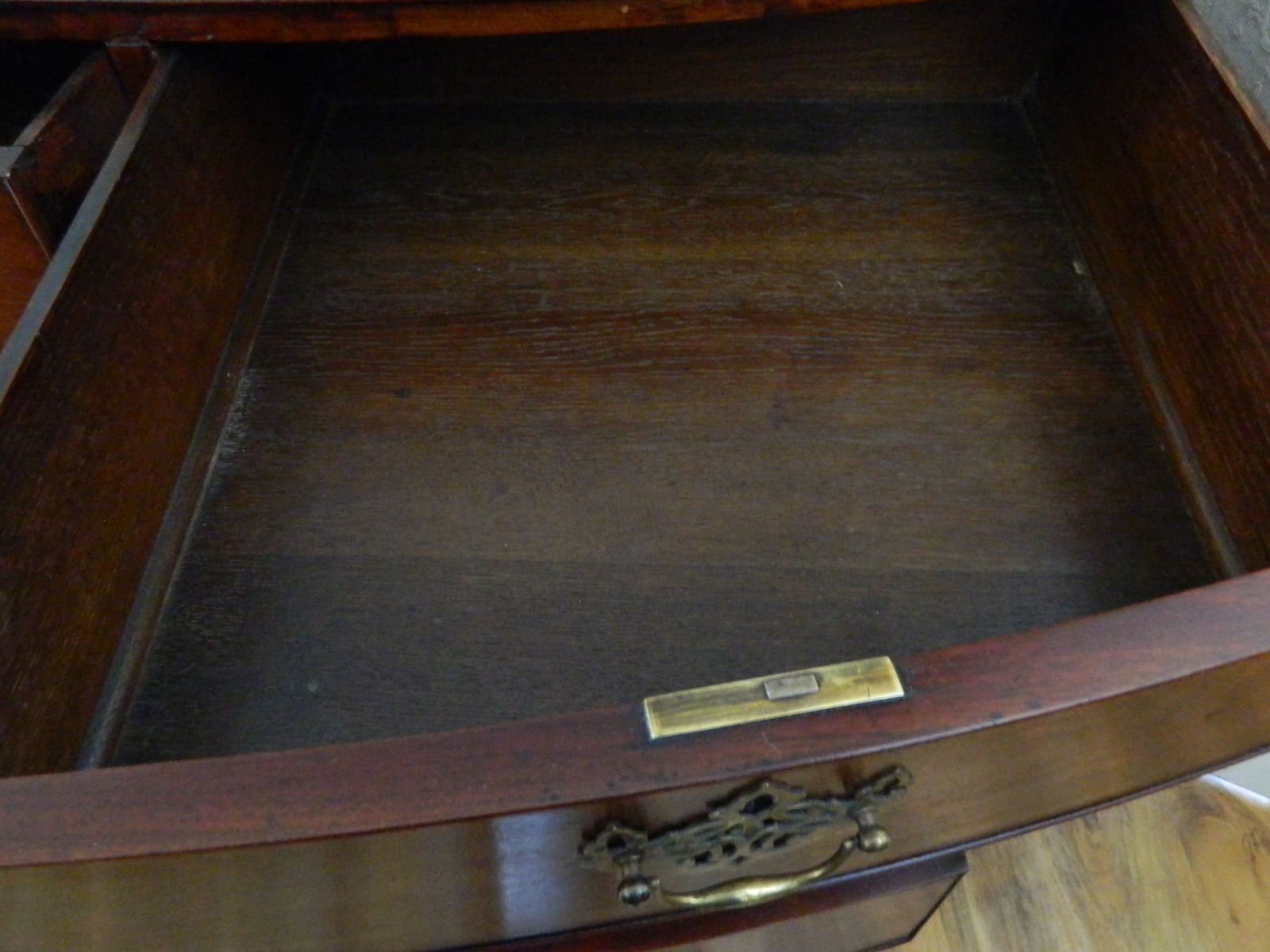 Regency Mahogany Bow Front Chest Of Drawers photo 695.0