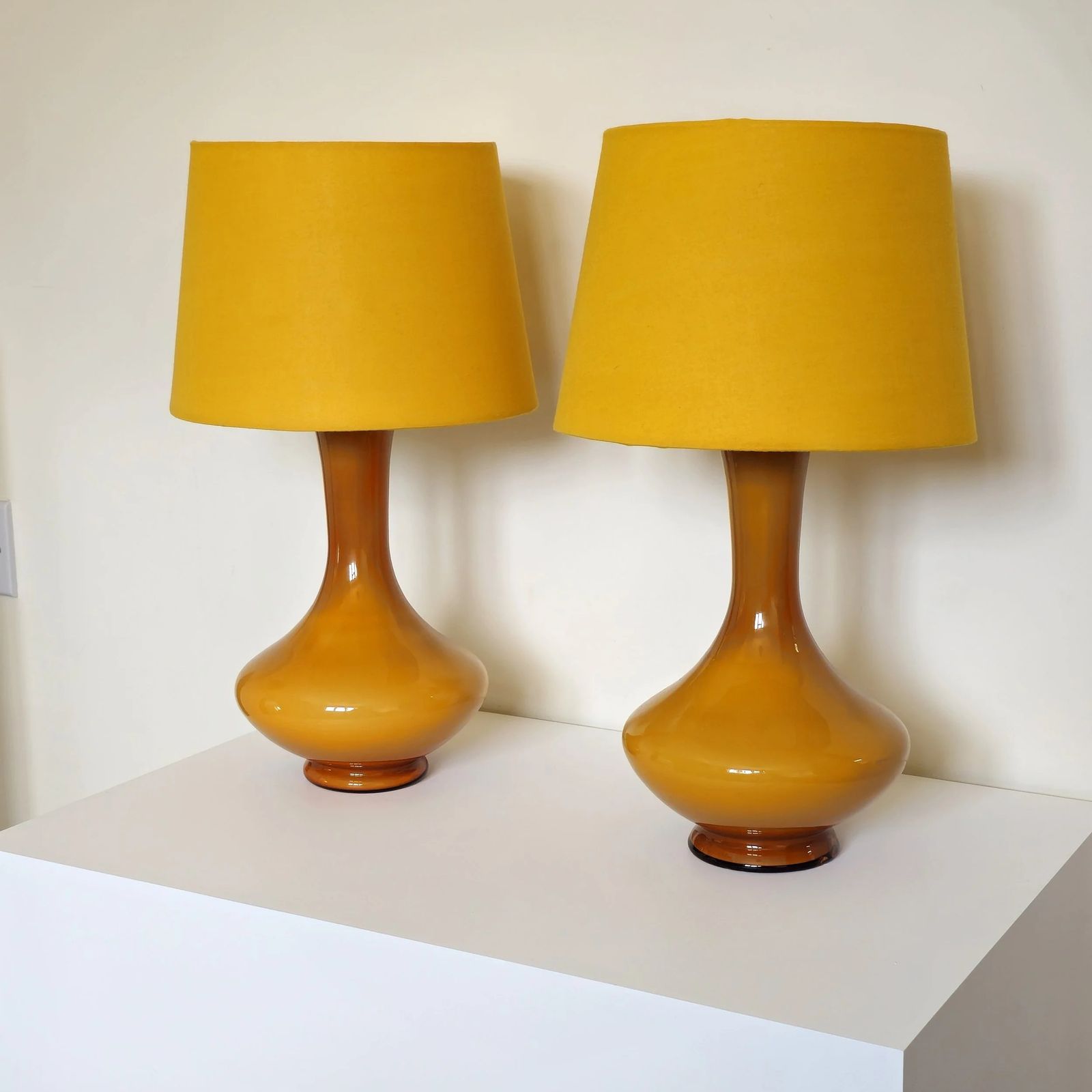 Pair Of Vintage Holmegaard Table Lamps   Danish   1960s   Mid Century photo furniture