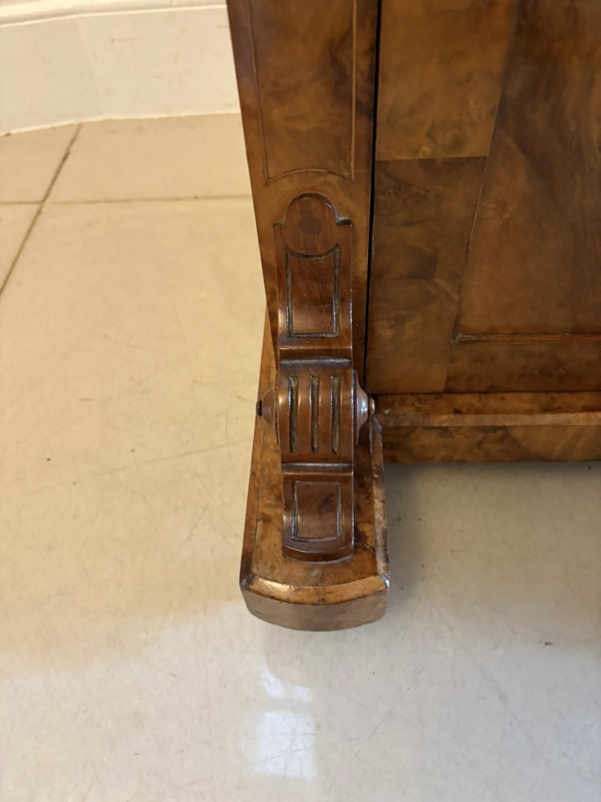Antique 19th Century Burr Walnut Davenport Desk photo 3900.0