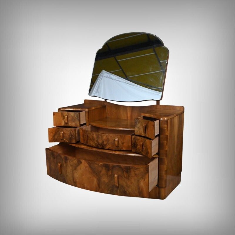 Dressing Table In Burr Walnut, England – 1920 photo furniture