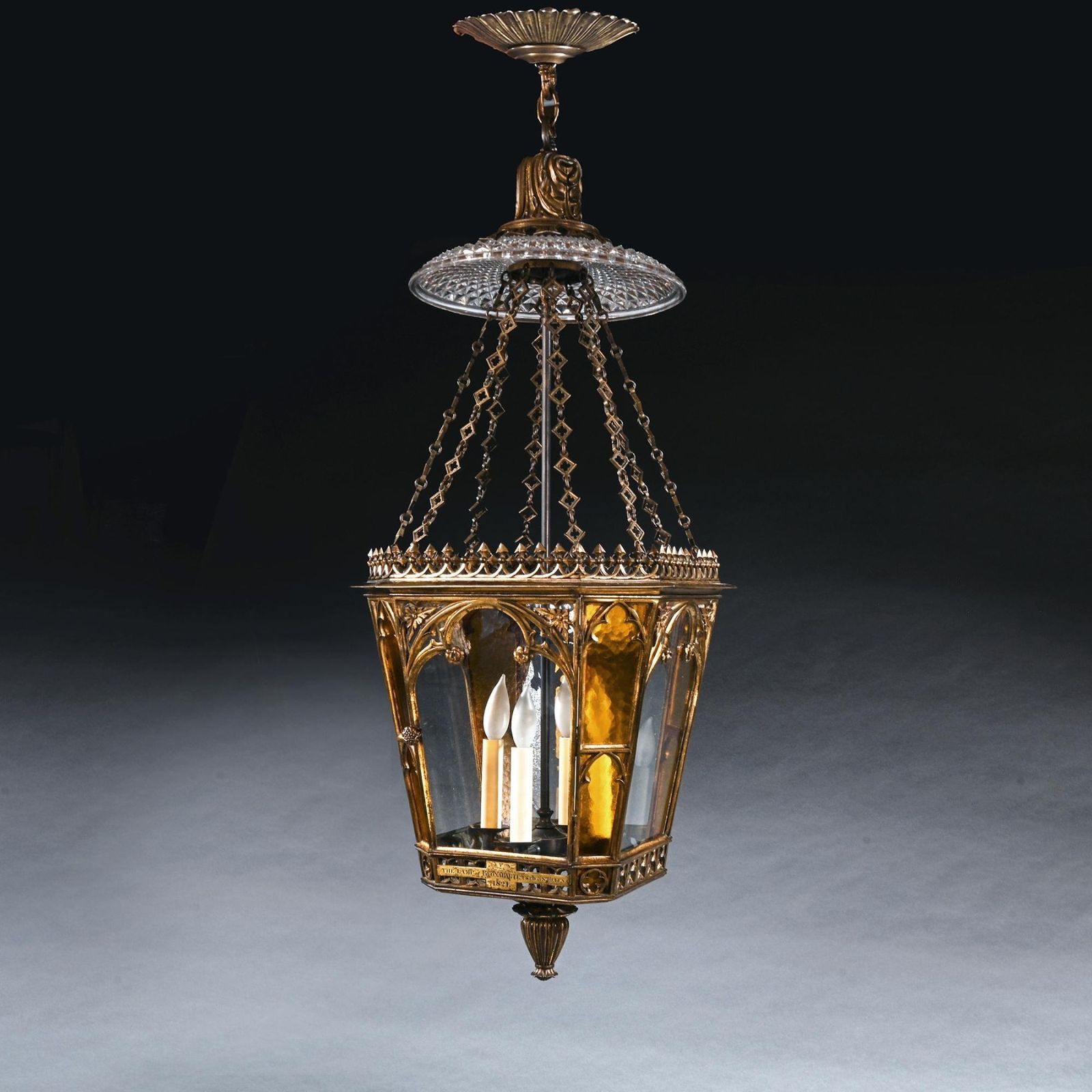 Napoleon Buonapartes Regency Gilt Brass Hall Lantern Supplied By George Bullock For Use At St Helena photo furniture