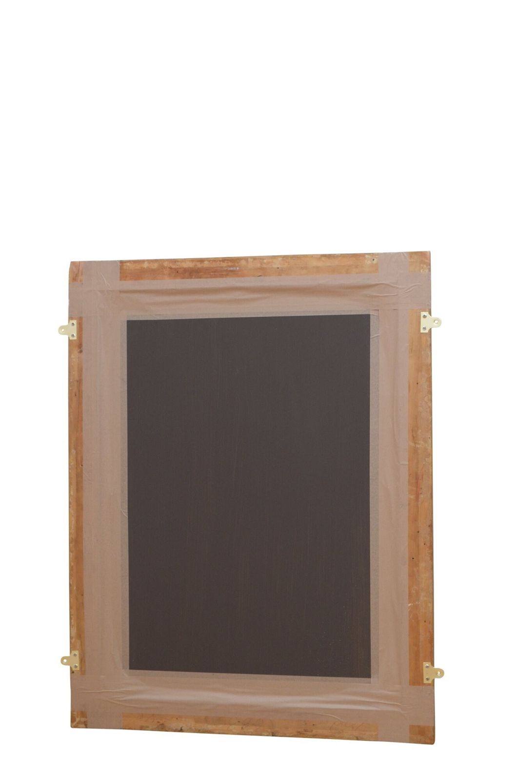 Giltwood Wall Mirror With Flowers And New Glass photo vintage