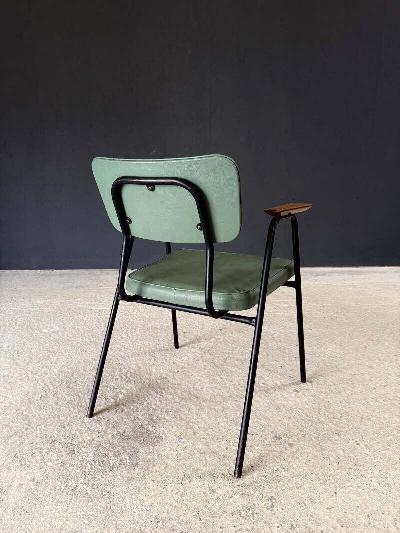 Space Age Design fauteuil "M" van Pierre Guariche voor Meurop, ca. jaren 1950 photo vinterior