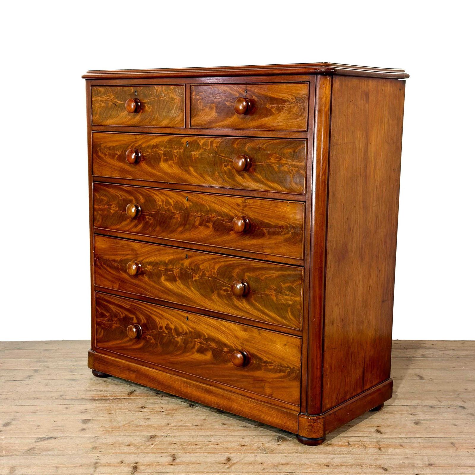 Antique Victorian Mahogany Chest Of Drawers | Antique Storage | Bedroom Drawers | Antique Chest Of Drawer (M 6884) photo furniture