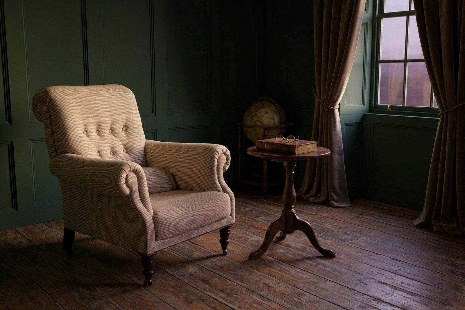 Late Victorian Button Back Armchair, English, Circa 1890–1900 photo 950.0