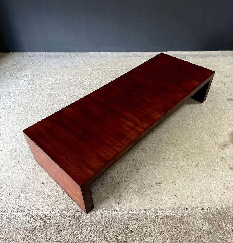 3400.0 Modernistische design salontafel in bamboe door Axel Vervoordt, jaren 1980 photo