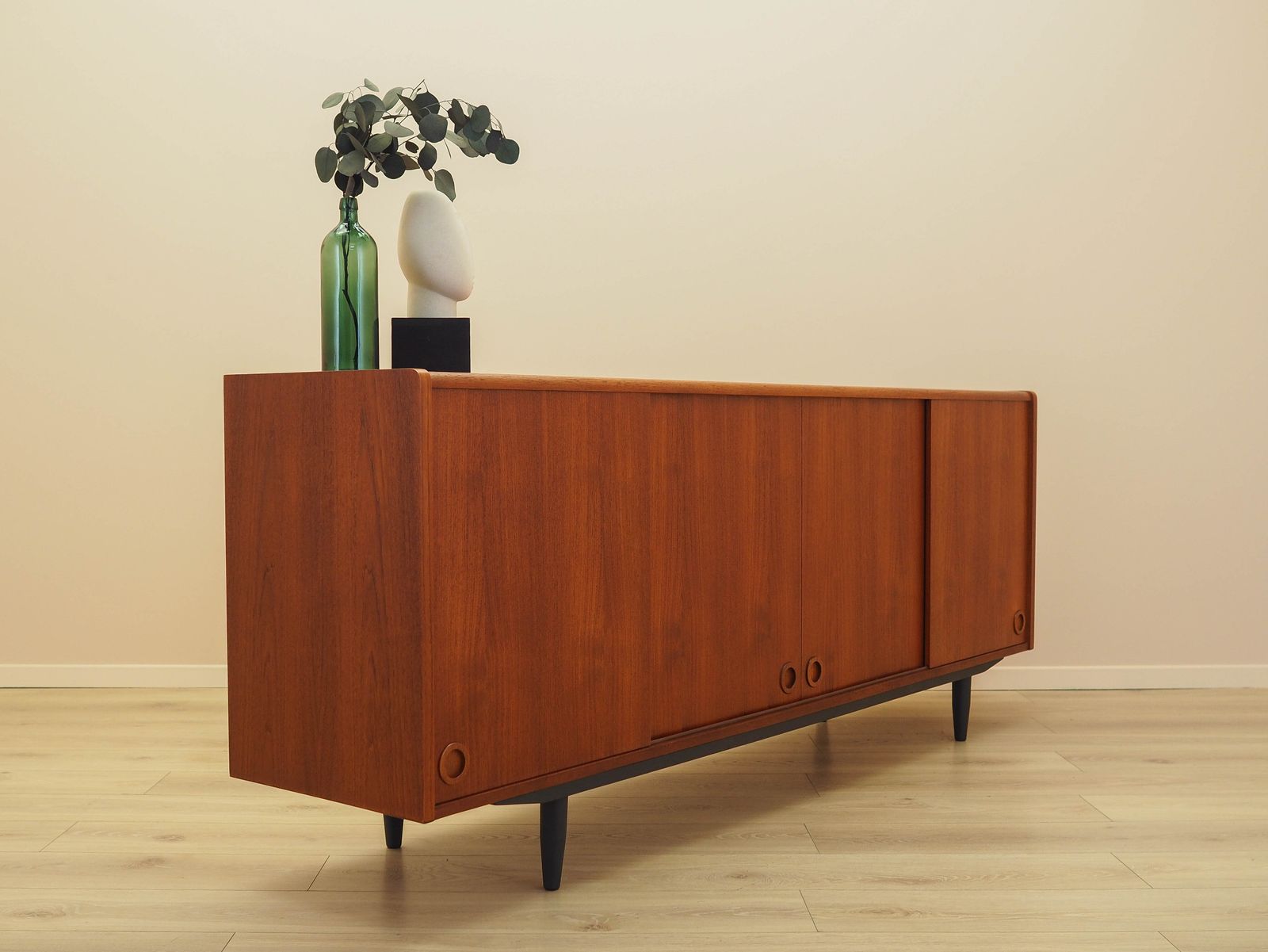 Teakhouten dressoir, Deens design, jaren 1970, gemaakt in Denemarken photo buy