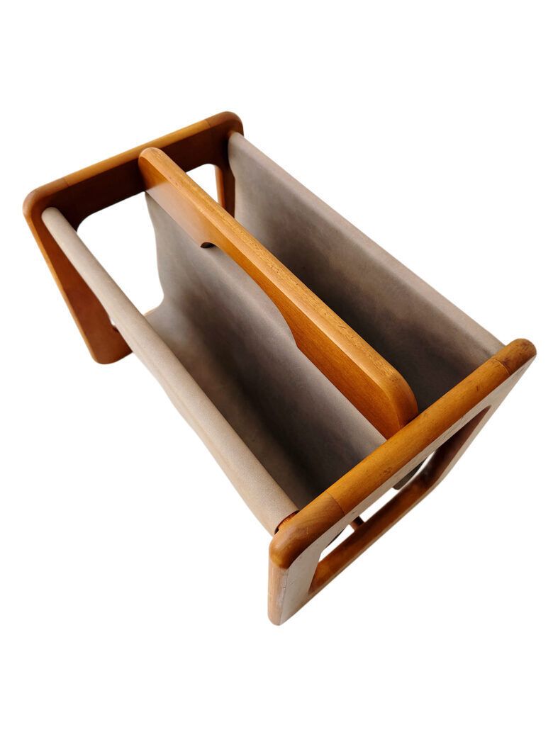 Deens design tijdschriftenrek, jaren 1960 – Teak photo Woonaccessoires