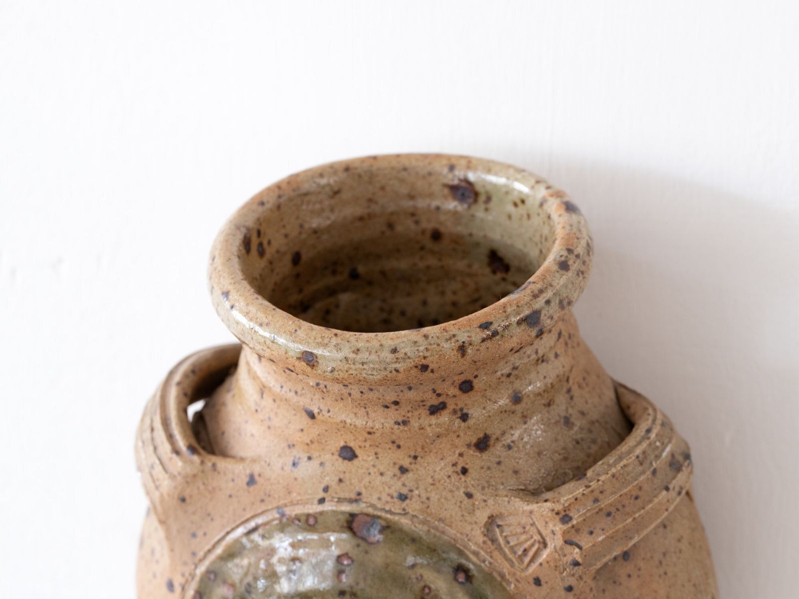 Glazed Stoneware Vessel By Pierre Digan photo Home Decor