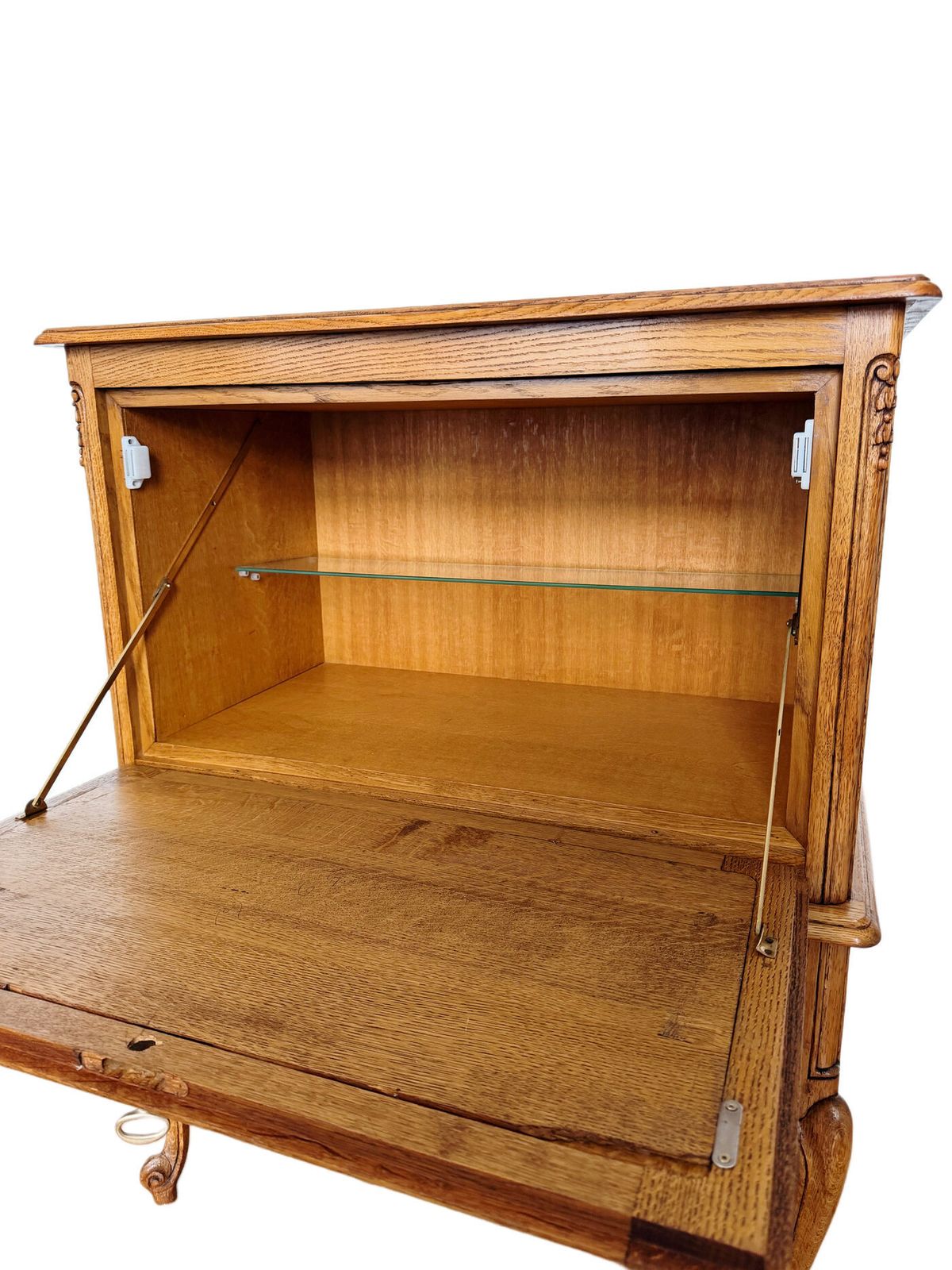 Vintage Oak Chest Of Drawers In Louis XV Style photo vinterior