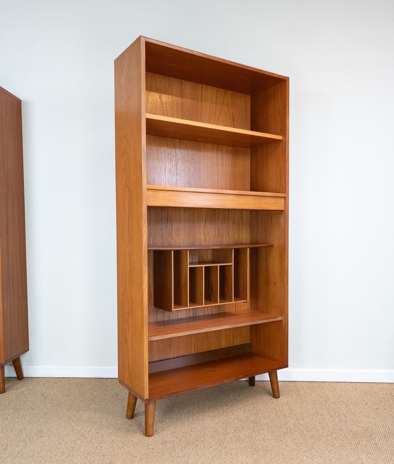 Pair Of Vintage Mid Century Teak Retro G Plan Bookcase Wall Shelf Shelves Units photo Furniture