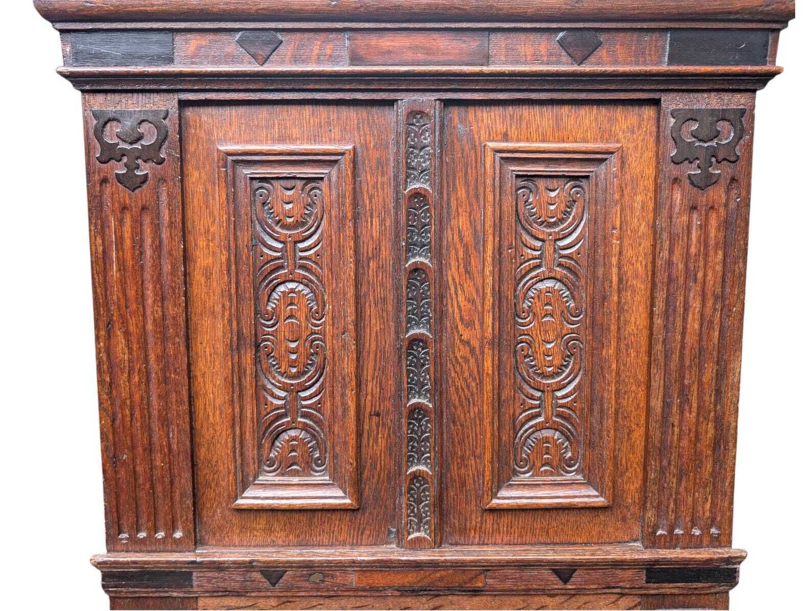 Antique Oak Umbrella Stand With Zinc Liner, Netherlands Circa 1900 photo for sale