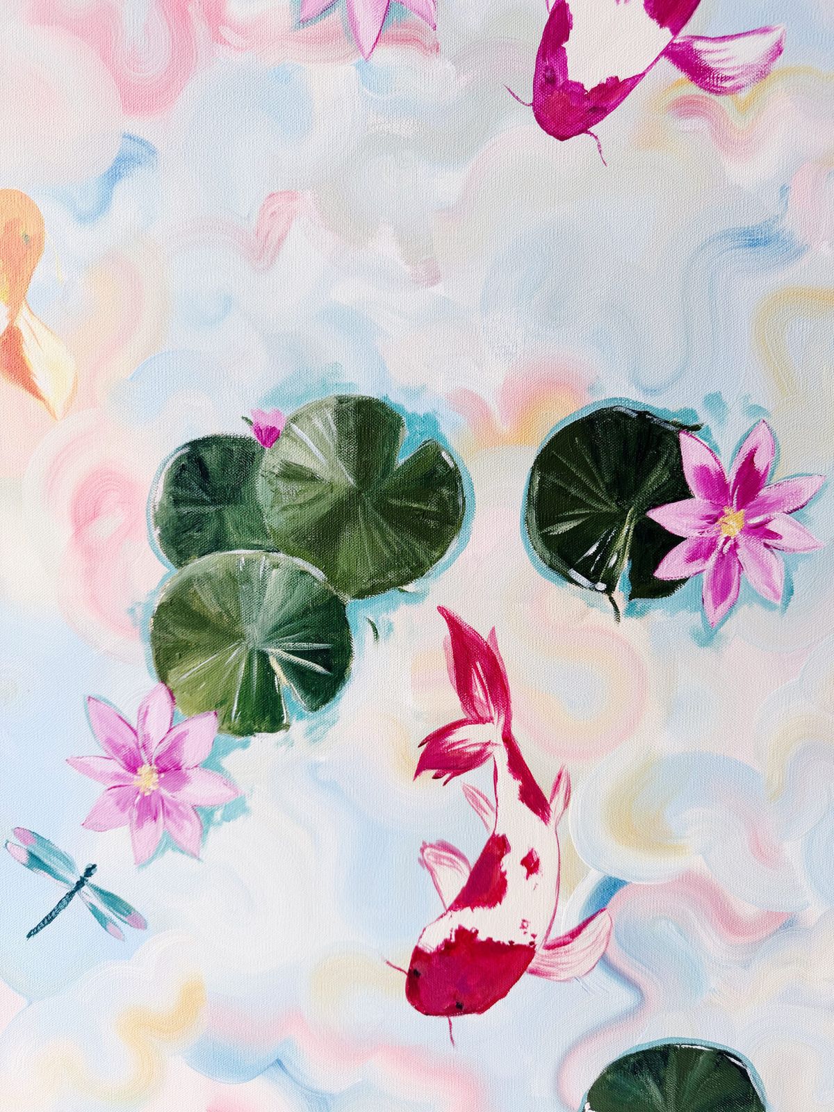 Painting "In The Stream Of Peace" photo for sale
