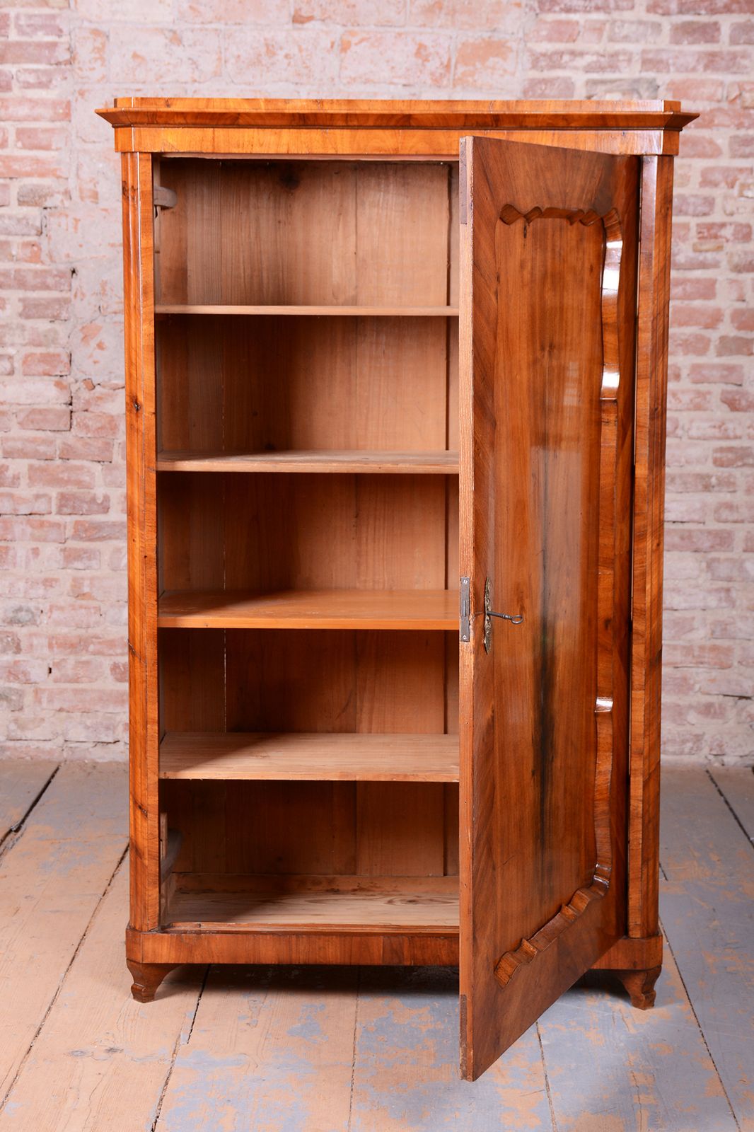 Restored Biedermeier Cabinet, Walnut, Revived Polish, Austria, 1830s photo Furniture