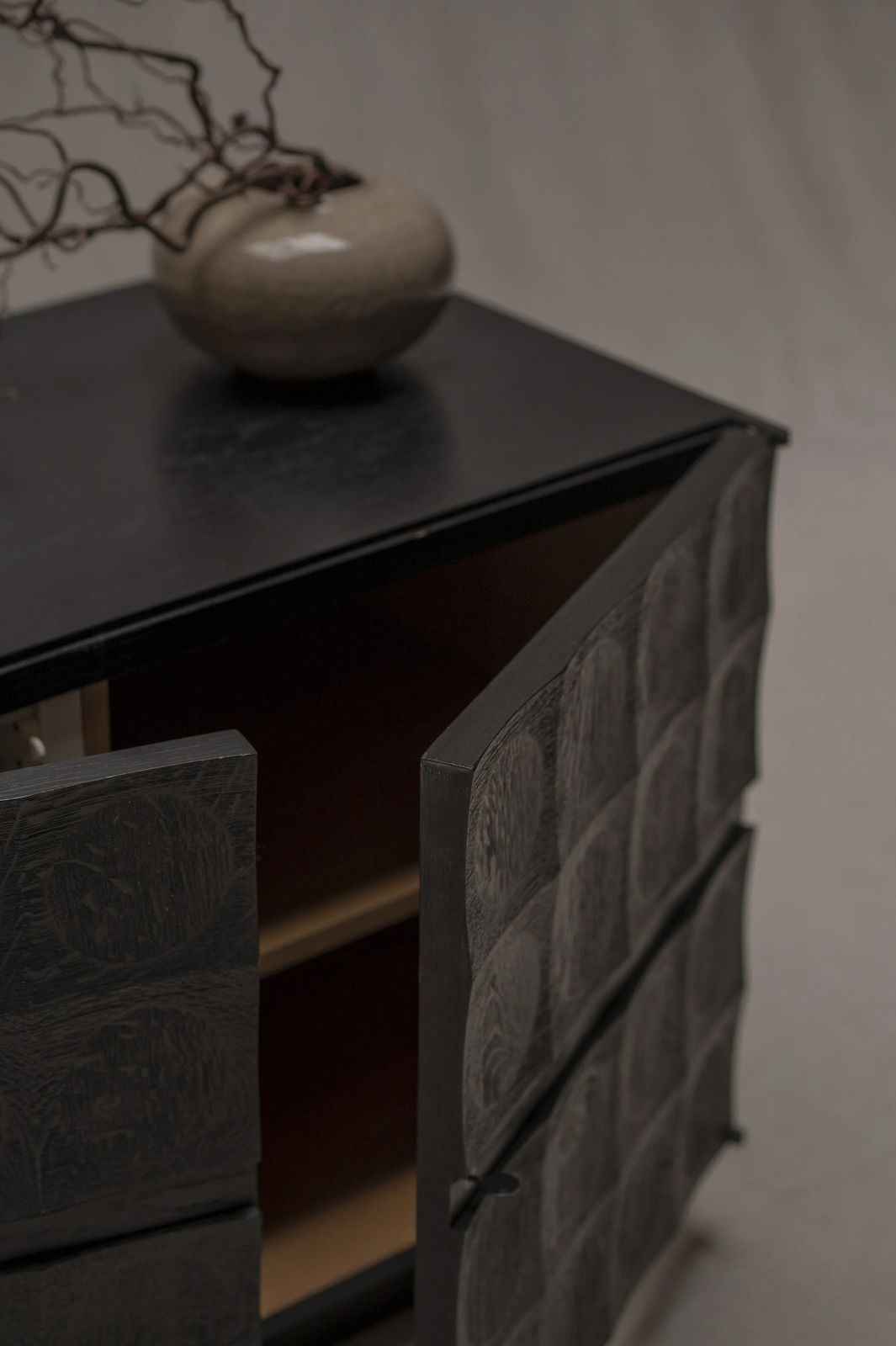 photo for sale Brutalist Sideboard By J. Batenburg For M.I., Belgium, 1970s