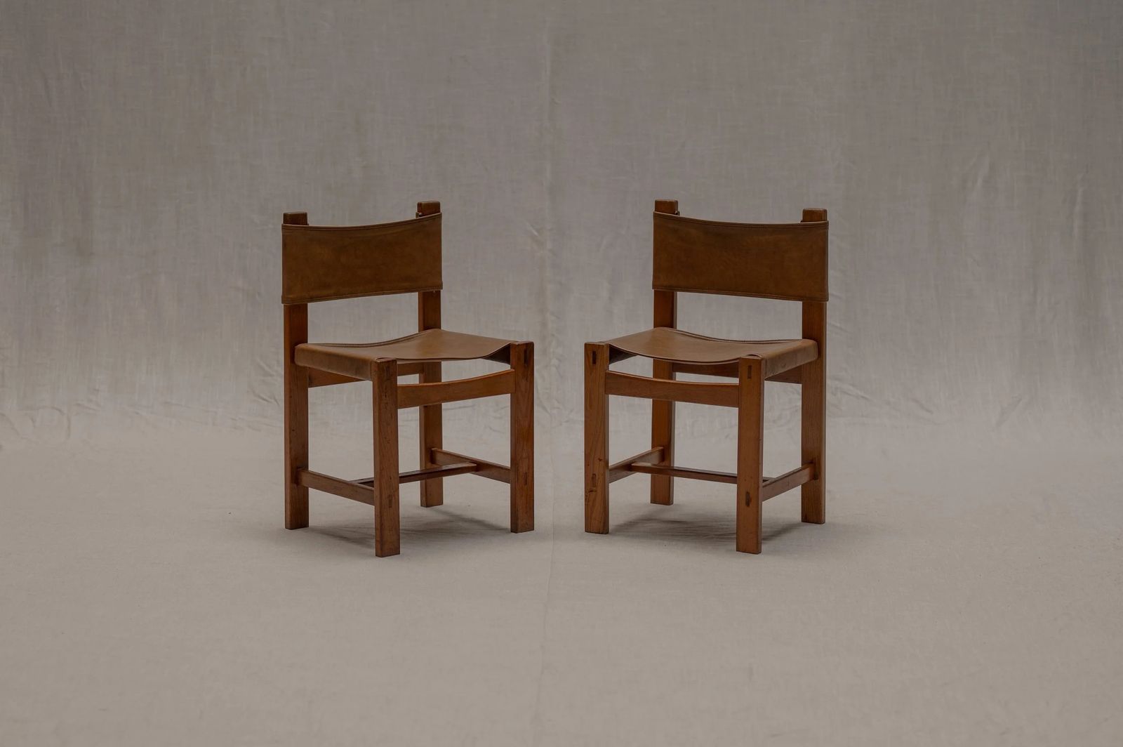 Set Of Two Maison Regain Side Chairs, France, 1970s