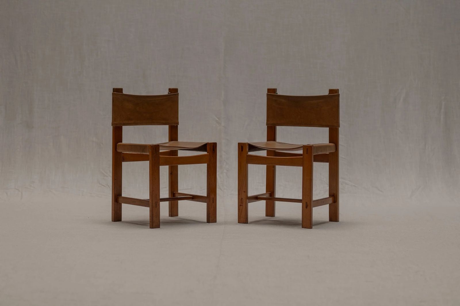 Set Of Two Maison Regain Side Chairs, France, 1970s photo for sale