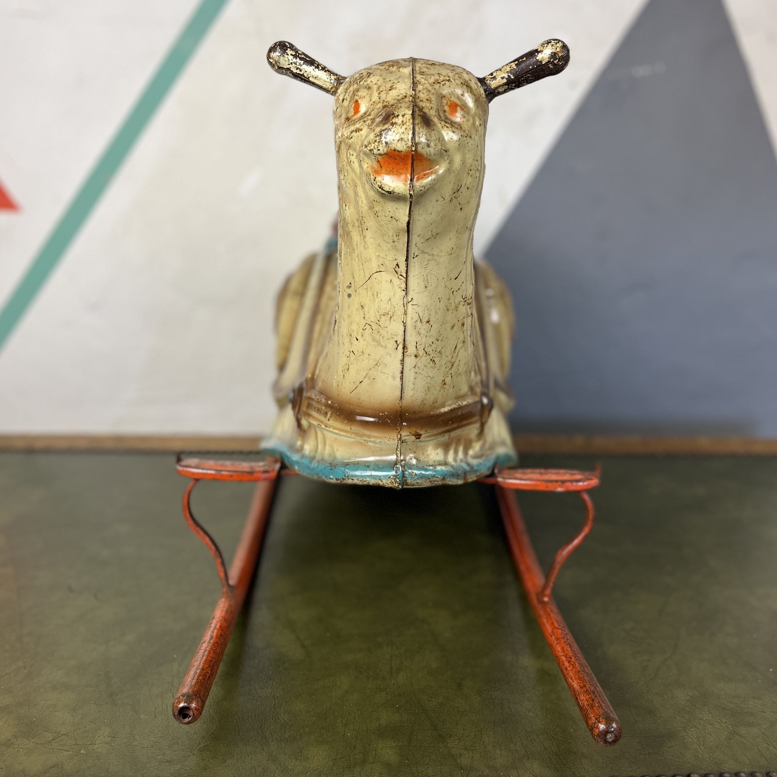 1940s Metal Mobo Rocking Snail photo furniture