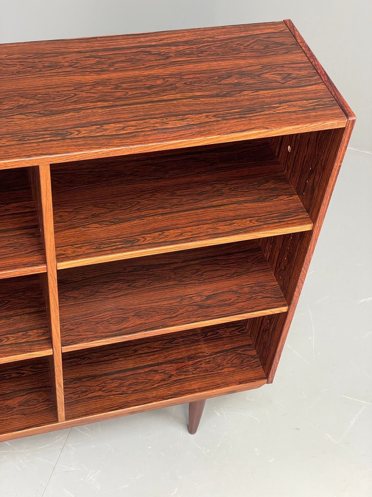 photo buy Vintage Danish 1970s Bookcase Mid Century Shelving Retro Darkwood Eb12068