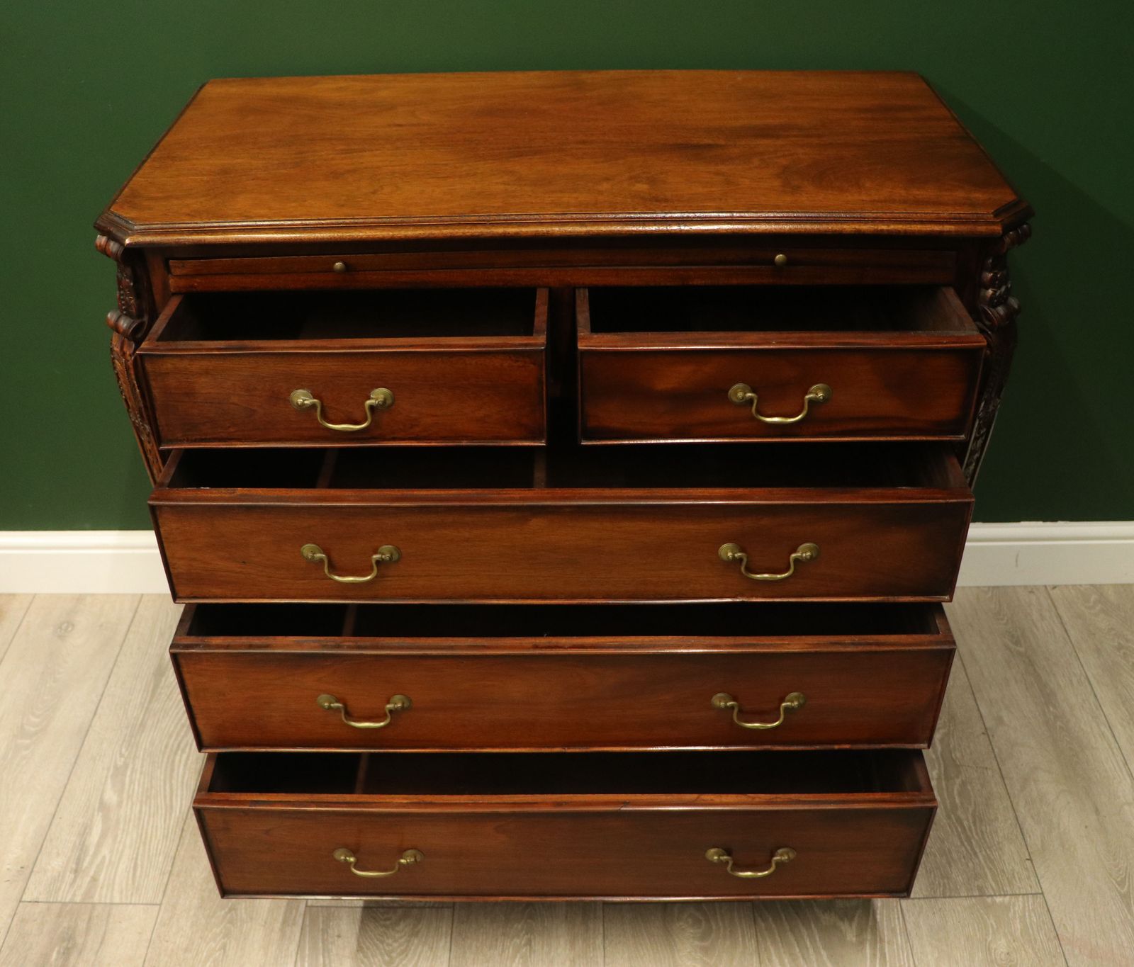 A Lovely Solid Mahogany Bachelors’ Chest. photo for sale