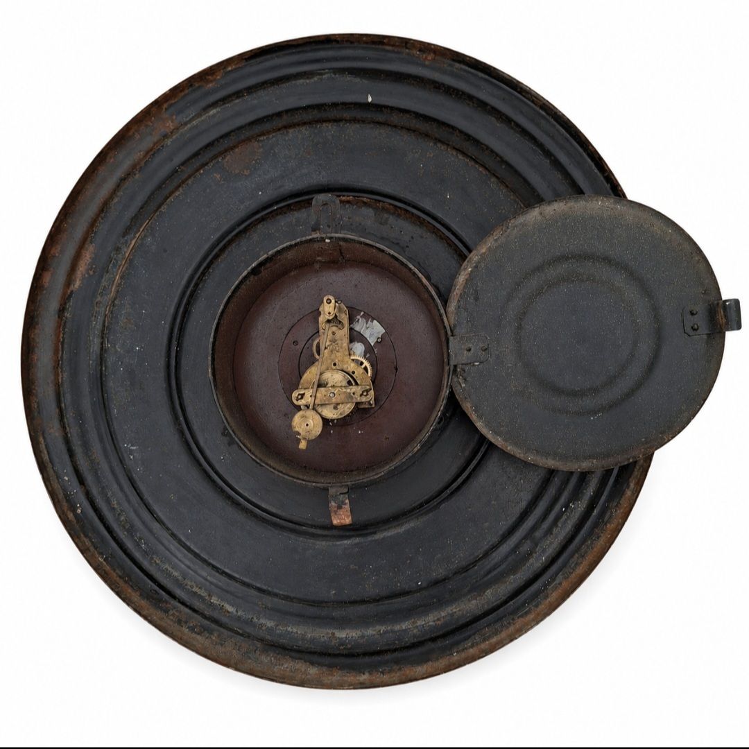 French Metal Guérin Boutron Chocolate Advertising Wall Clock photo for sale