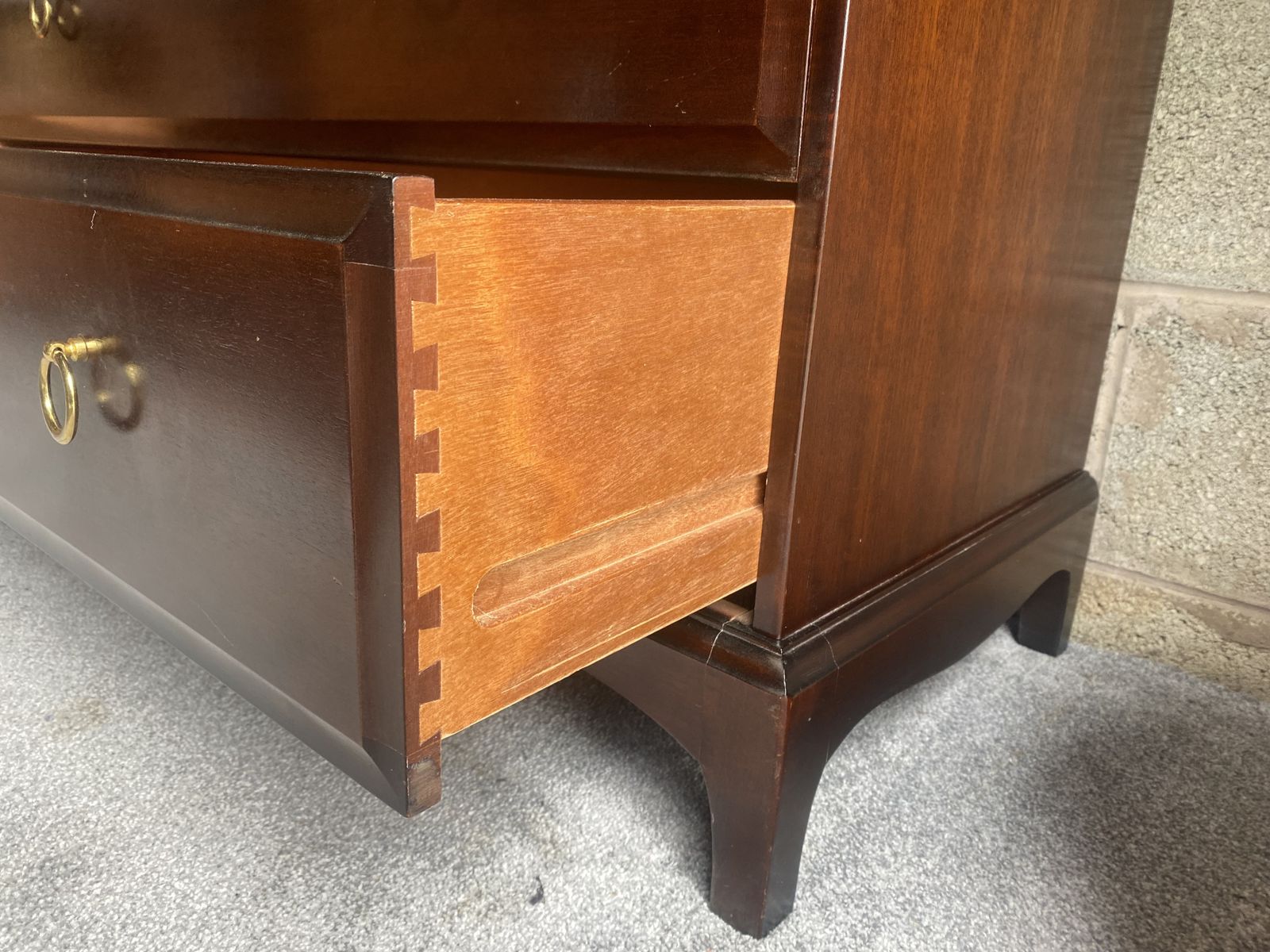 Mid Century Stag Minstrel Lowboy 6 Drawer Chest photo furniture