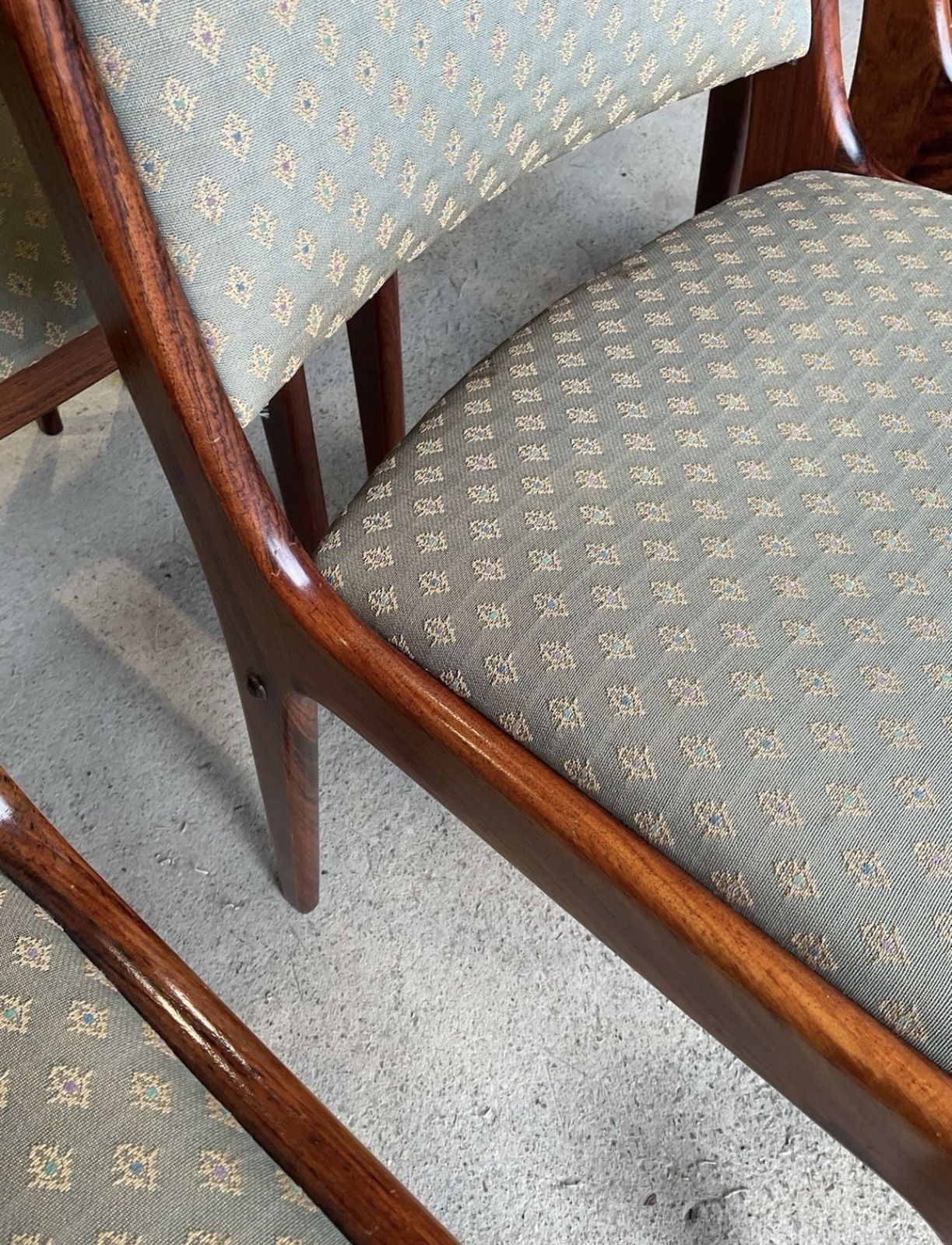 3100.0 Set Of 8 Danish Dining Chairs By Johannes Andersen For Uldum Møbler photo