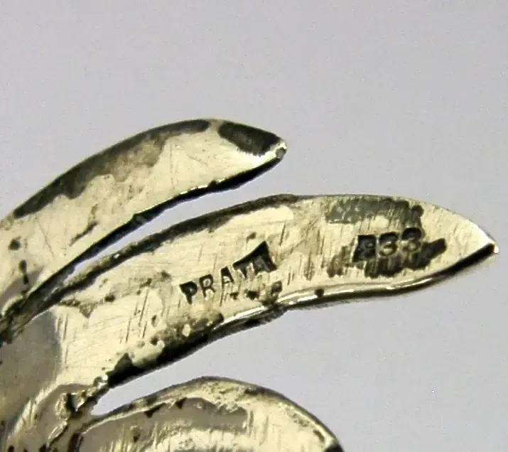 photo furniture Figurine de coq en argent massif 833, 178 g, vers 1960