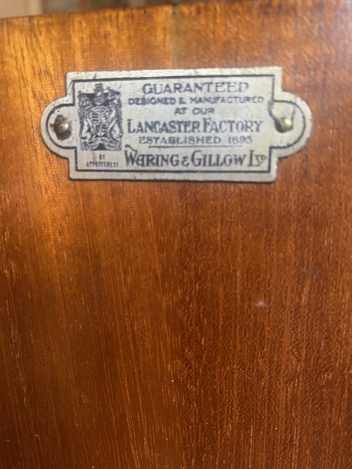 photo furniture Rare Antique Waring & Gillow Bedside Cabinets